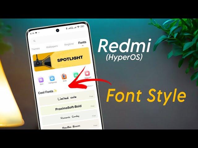 How to Change Font Style in Redmi Phone (HyperOS) | Redmi Phone me Font Style Change Kaise Kare