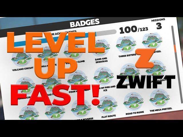 LEVEL UP ON ZWIFT With Route Badges - Watopia