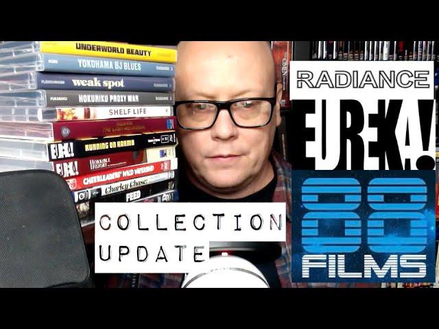 Blu-ray Haul! Collection Update: Radiance Films, Eureka, 88 FIlms, MVD Rewind and more!