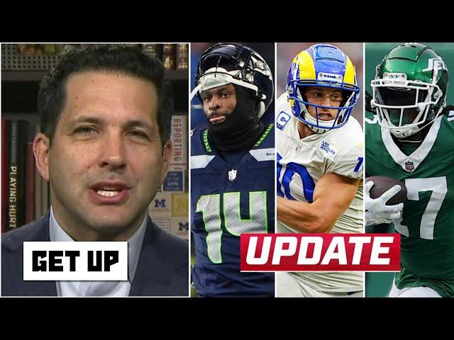 GET UP | WR market explodes! - Adam Schefter provides new update on DK Metcalf, Davante Adams, Kupp