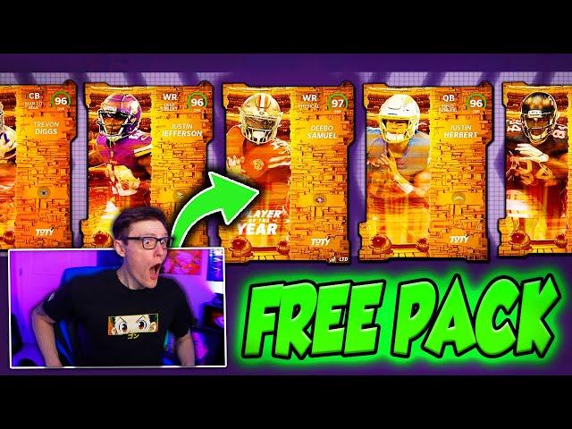 I opened a Free 96 TOTY pack… - Madden 22 Ultimate Team