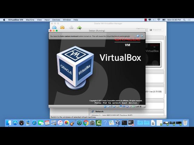 Installing Debian 7 into VirtualBox 5.0