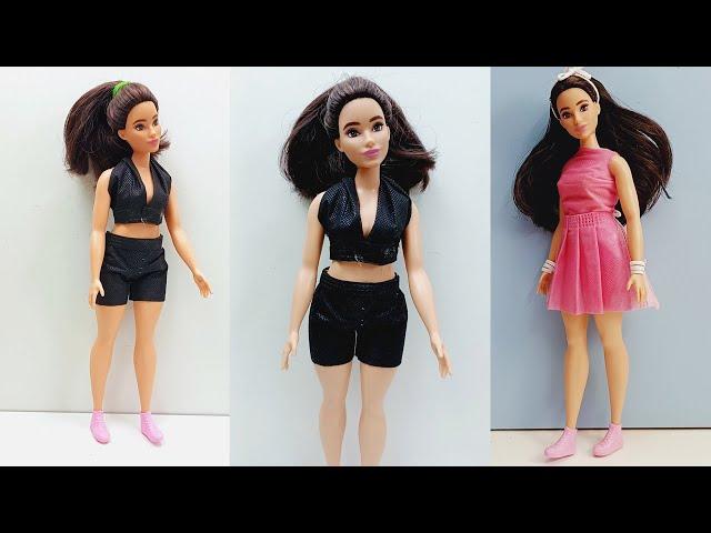 2 DIY  Doll Dress From Mask | Barbie Hacks and Crafts | Waste Disposable Mask Dress