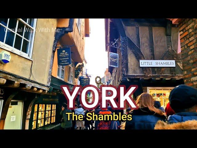 York Gimbal Walk With Me to The Chambles England :) 4K