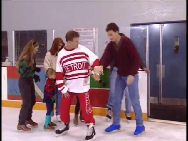 Full House- Jesse can't ice skate