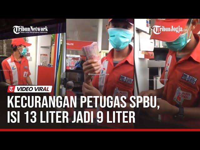 VIRAL, VIDEO WANITA BONGKAR KECURANGAN PETUGAS SPBU