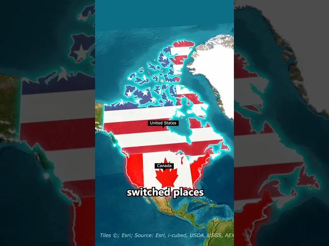 If Canada and USA switched places???