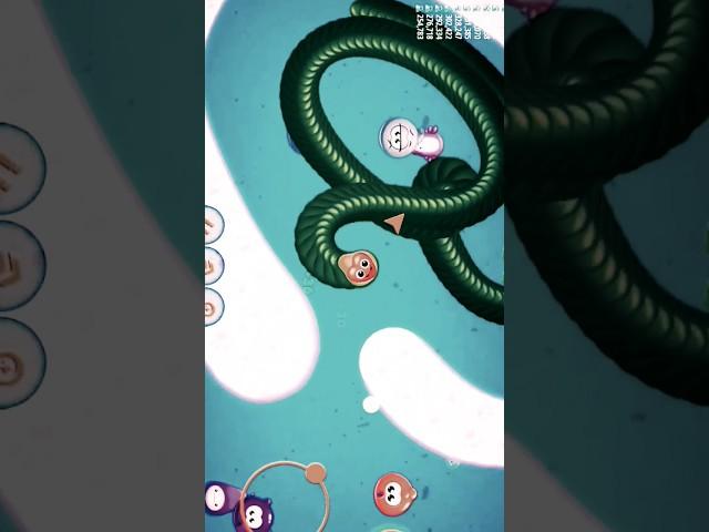 WormsZone.iovery fast Big Snake  epic gameplay video #veryfastbigsnake #028 new World record