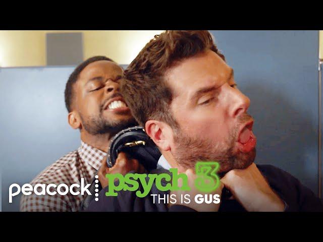 Gus and Shawn's "Sophisticated" Double Date | Psych 3: This Is Gus | Exclusive Clip