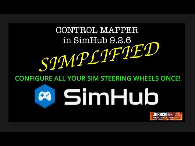 JHRacing SimHub Control Mapper SIMPLIFIED