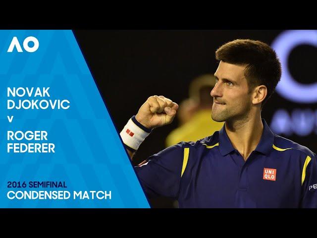 Novak Djokovic v Roger Federer Condensed Match | Australian Open 2016 Semifinal