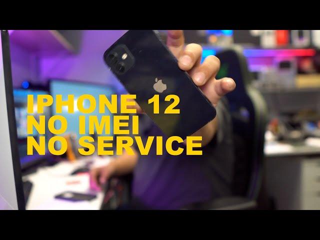 iPhone 12 No Sim No IMEI But Have a Modem Firmware