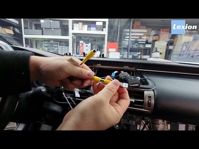 How to install Lexion A10 10.25inch wide screen for Lexus IS