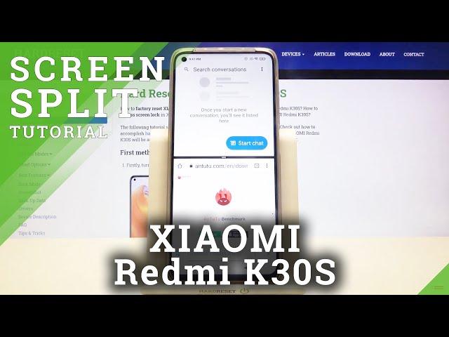 How to Split Screen on Xiaomi Redmi K30s - Split Screen Mode