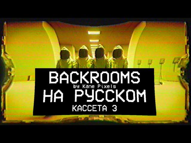 BACKROOMS НА РУССКОМ | Pitfall, Report, Presentation | КАССЕТА 3 | Kane Pixels RUS