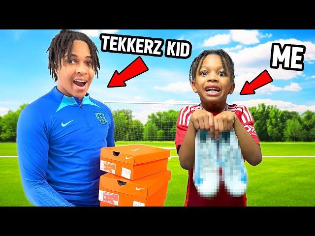 TEKKERZ KID  Surprised Me With Kids RONALDO Football Boots!