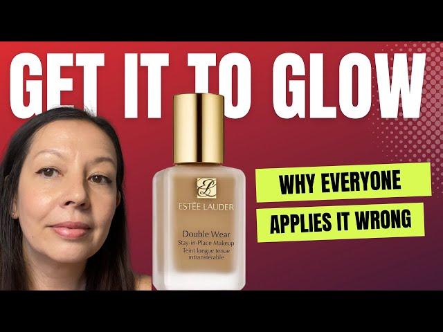 How To Apply Estée Lauder Double Wear Foundation So It's Natural Not CAKEY Updated For 2024