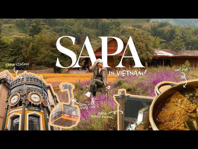 SAPA VIETNAM VLOG  | How to Get to Sapa from Hanoi + ️ Mt. Fansipan +  Vietnamese Food