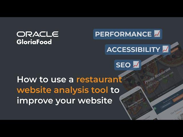 How to use a restaurant website analysis tool to improve your website