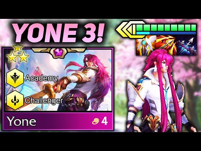 3 STAR YONE CARRY WITH 6 CHALLENGER GIGA-ATK SPD PER KILL!! | Teamfight Tactics Patch 11.23