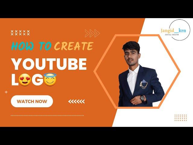 How to make a professional logo for your YouTube channel ‼️ Karan Jangid ‼️ Only 5 Mins #YoutubeLogo