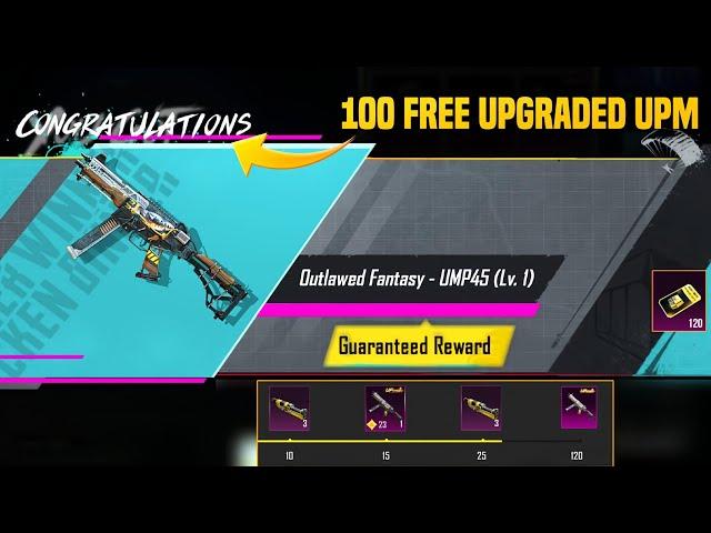  Best Premium Crate 100 Free Upgraded UMP45   | Guaranteed Upgraded 120 Free Crate Opening | PUBGM