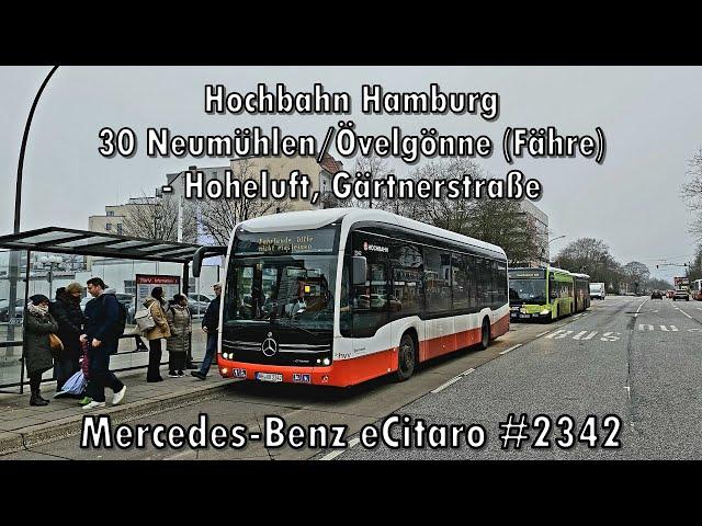 Hochbahn Hamburg - Linie 30, Mercedes-Benz eCitaro #2342