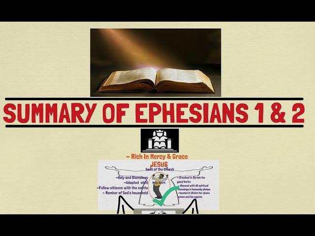 Summary of the Book of Ephesians Chapter 1 & 2