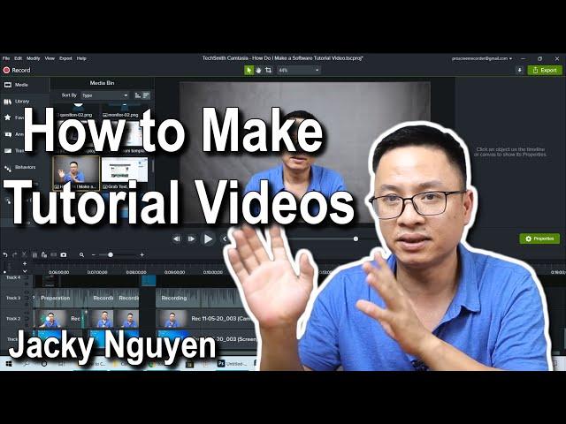 How to Make Software Tutorial Videos