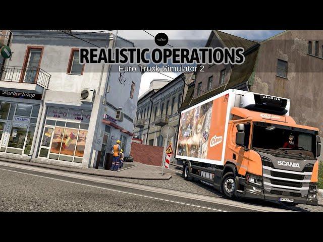 Realistic Operations-The Most Realistic Mods of Ets 2-Scania P220 Day Cab. [Most Hidden Roads/1.50]