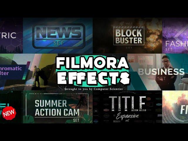 Download Filmora9 EFFECT PACKS for FREE | Install Filmora9 Effect Packs | 100+ Templates and Themes