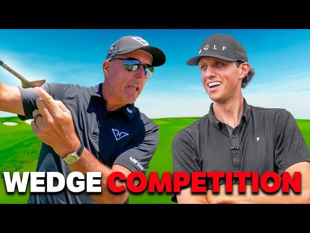 Phil Mickelson Vs Grant Horvat (Chipping Contest)