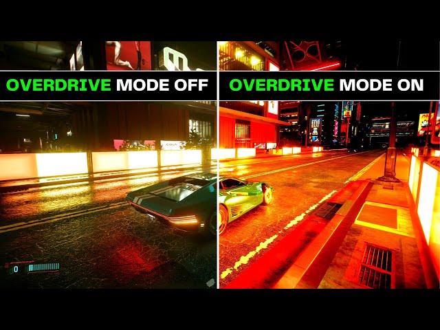 Cyberpunk 2077 | RT OFF vs Psycho vs OVERDRIVE MODE | RTX 3080 | 4K