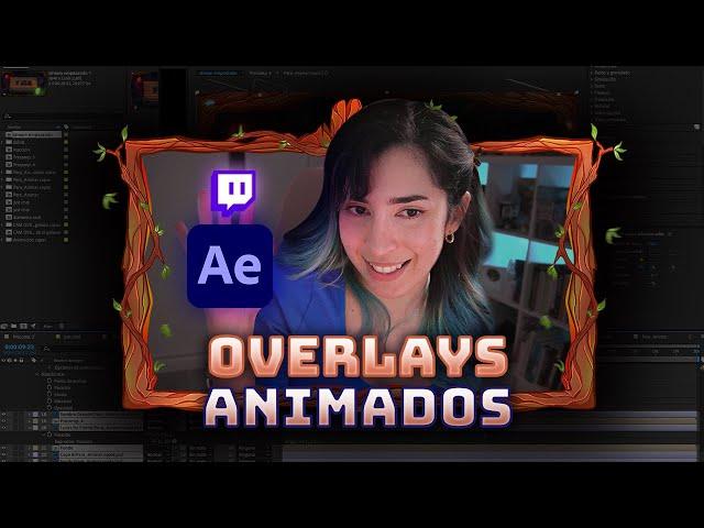 Como ANIMAR OVERLAYS con After Effects (5 Efectos) | Diseño de Overlay twitch