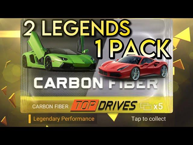 2 Legendaries in 1 Pack! 30 Minutes of Carbon Fibers! (Top Drives Pack Opening)