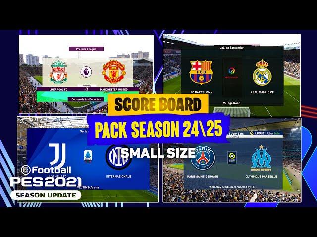 PES 2021 Scoreboard Pack 2024 Small Size