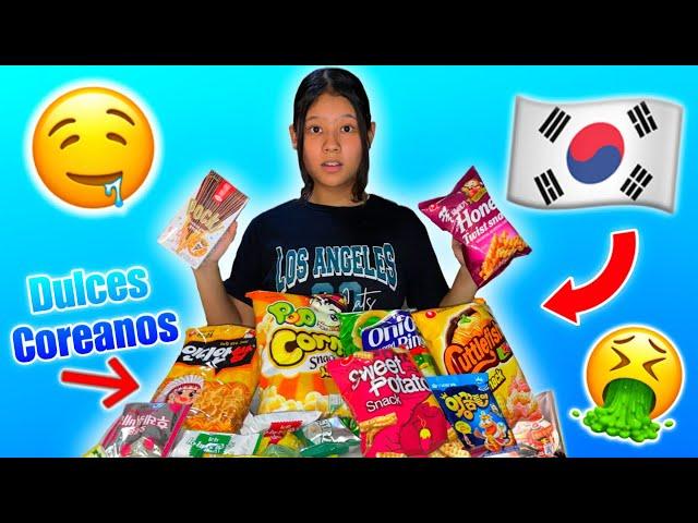 PROBAMOS LOS DULCES MAS EXTRAÑOS DE COREA!!| Regina MH