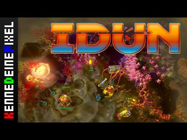 Bekämpfe unzählige Alien-Horden in diesem Mix aus Tower Defense & RTS ■ IDUN deutsch