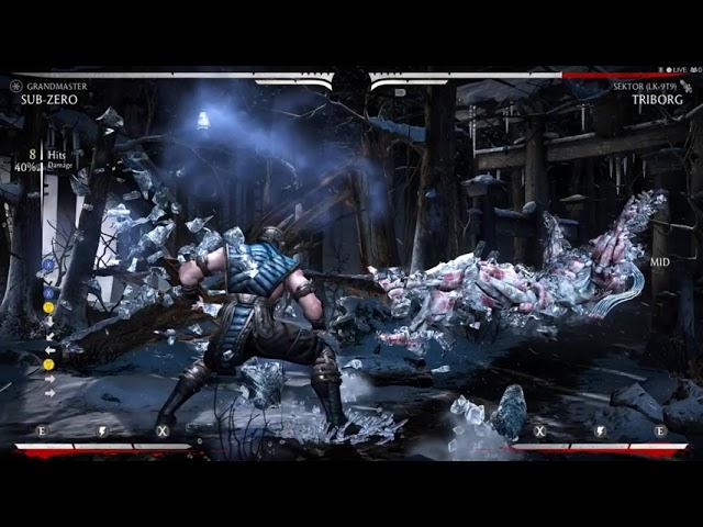 Sub Zero Grand Master no meters combo