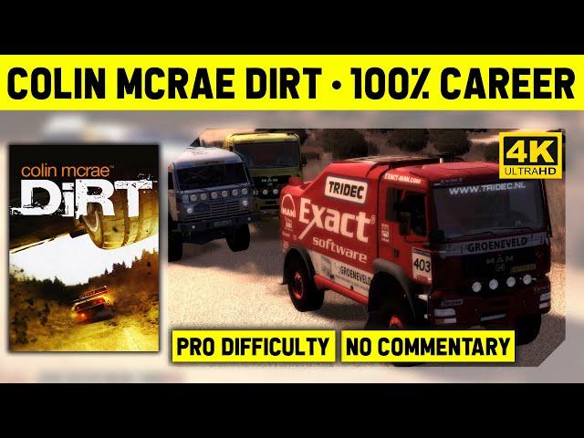 COLIN MCRAE DIRT 4K - 100% CAREER WALKTHROUGH - PRO DIFFICULTY - NO COMMENTARY