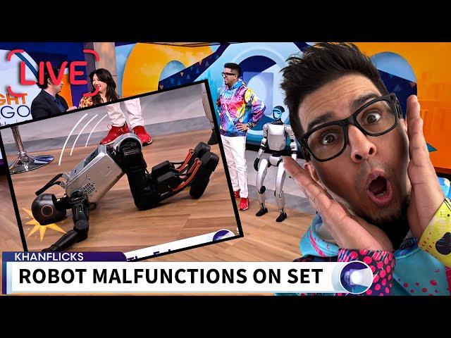 My Robot CRASHES on Live TV!  Unitree G1 & T1