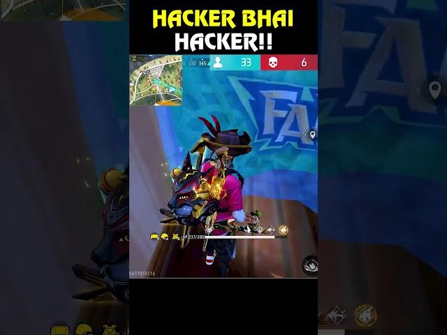 HACKER HAI BHAI HACKER | GARENA FREE FIRE #shorts #youtubeshorts