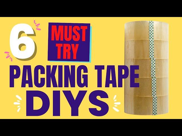 6 Ways You Can Use Packing Tape For Craft Projects