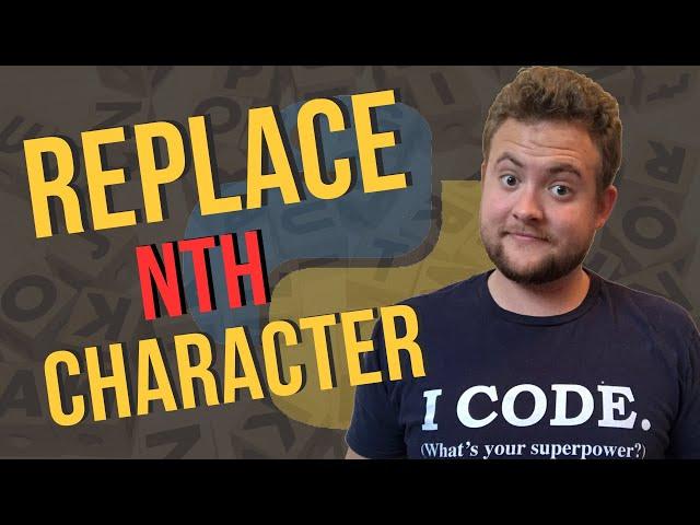 How To Replace One Character In A String In Python