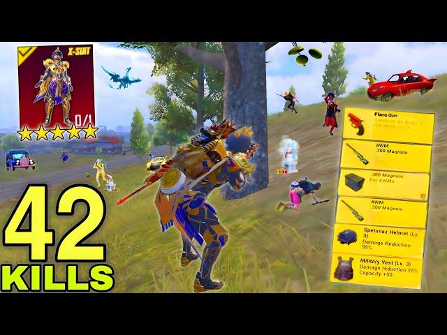 42 Kills! NEW BEST AGGRESSIVE RUSH GAMEPLAY w/ Pharaoh X-SuitSAMSUNG,A7,A8,J5,J7,J2,XS,A3,A4,A5,A6