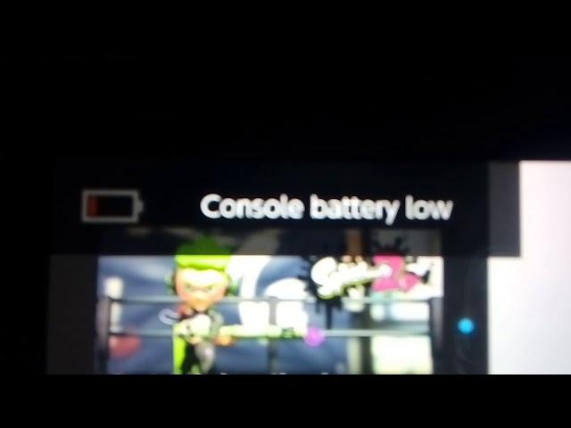 Nintendo Switch Low Battery