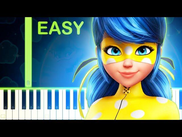 MIRACULOUS WORLD LONDON THEME - EASY Piano Tutorial