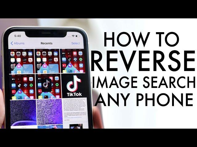 How To Reverse Image Search On ANY iPhone / Android!