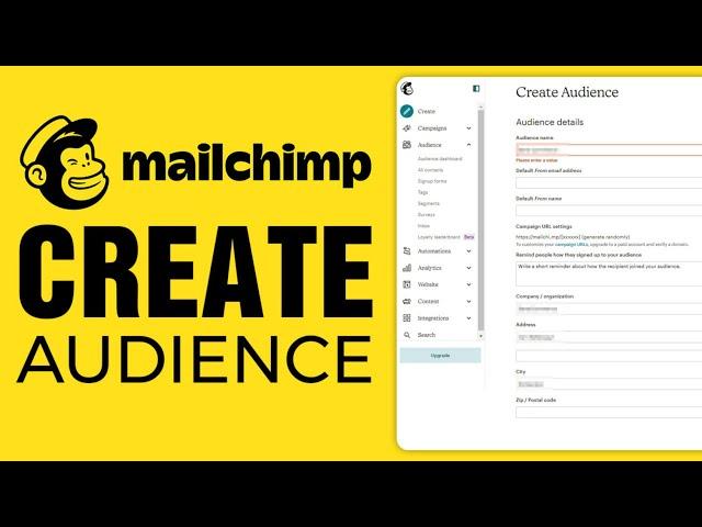 How To Create A New Audience On Mailchimp (2024)