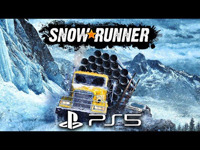 SNOWRUNNER PS5 Gameplay